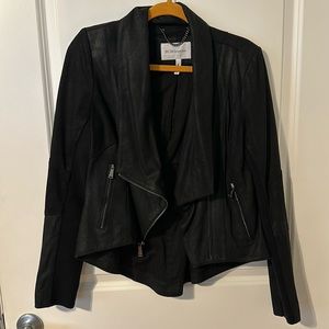 BCBGeneration Black Leather Moto Jacket Sz. S